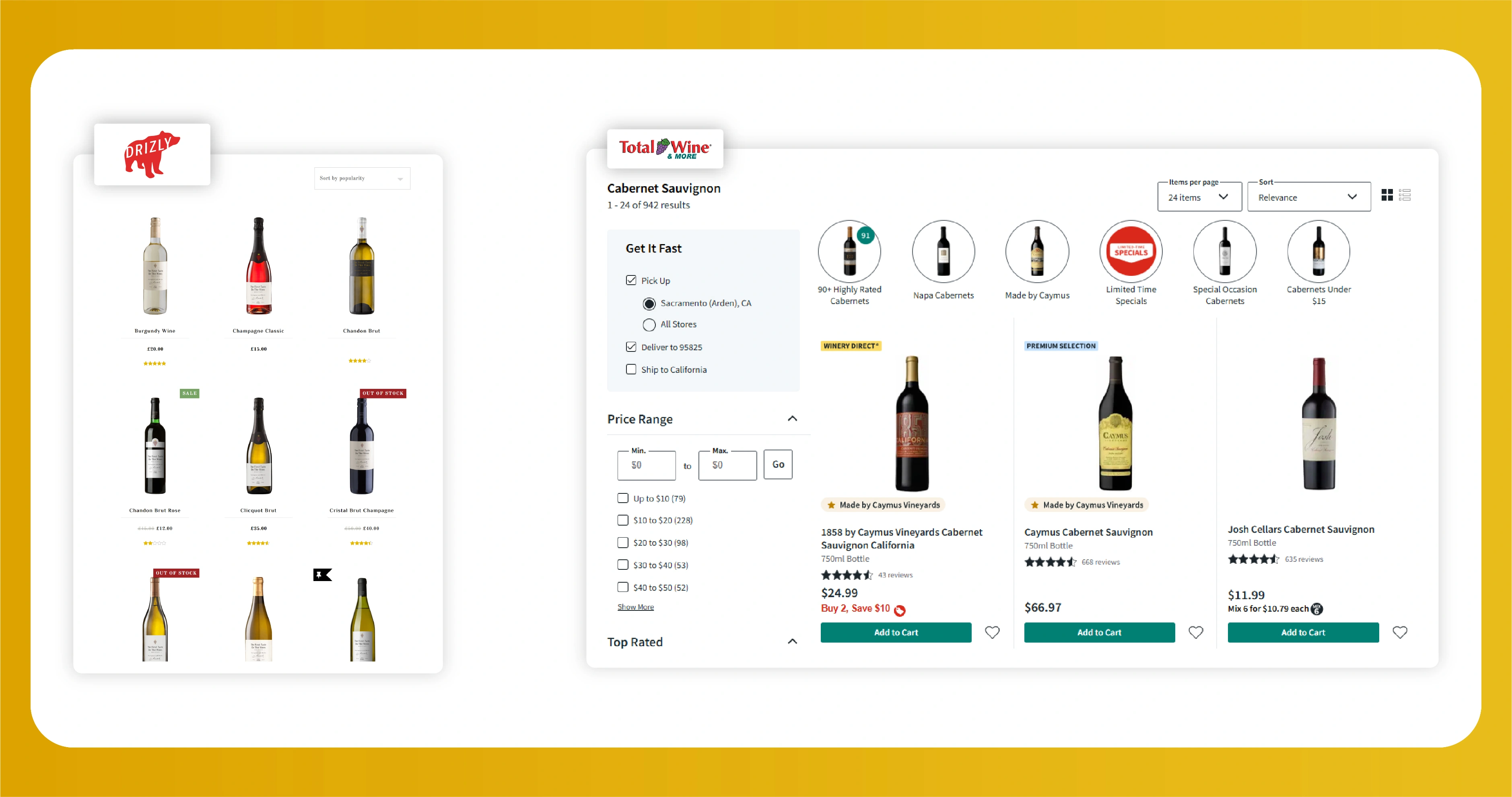 Drizly and Total Wine: Two Different Worlds Under One Category